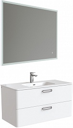 Iddis Мебель для ванной Brick 100 белая – фотография-1